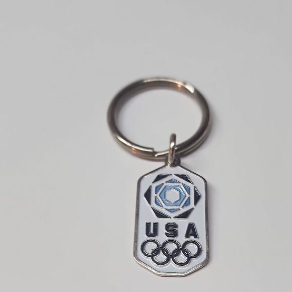USA Olympic Emblem Keychain - Picture 1 of 4